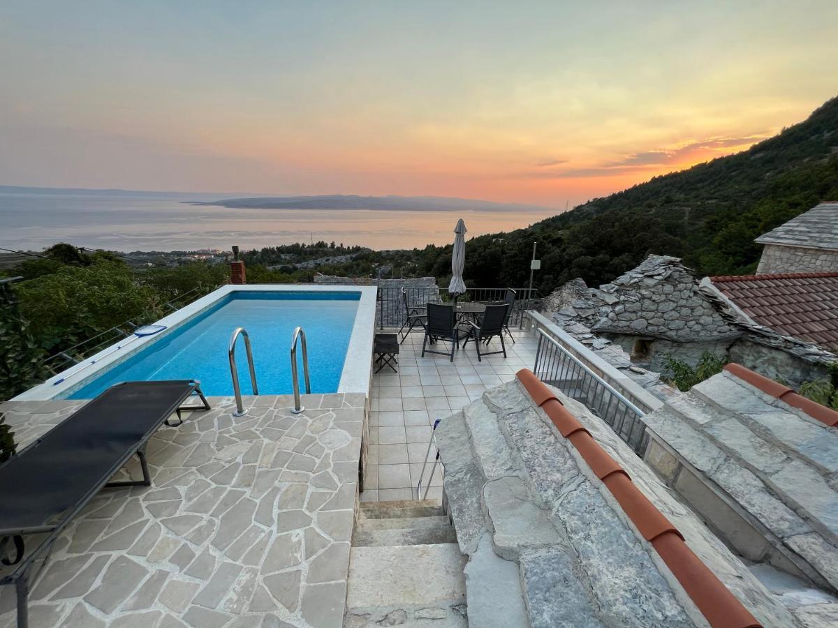 Villa Kristina - Ferienhaus Baska Voda - Topici, Private Outdoor Swimmingpool, Wifi Exterior photo